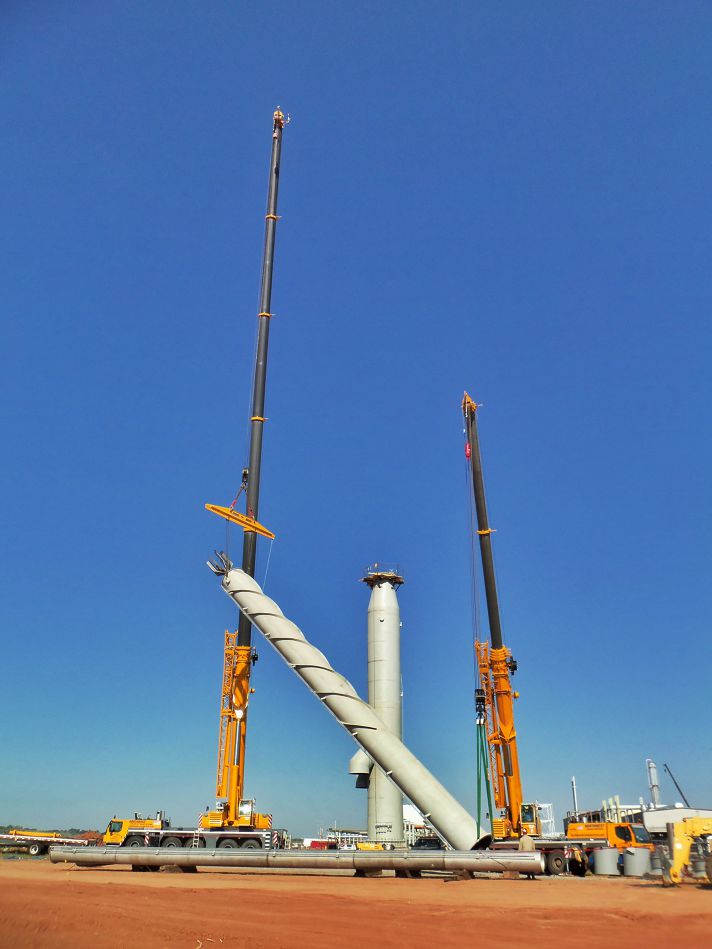 Stellar equipment set and assembled at a plant site — documented project 2