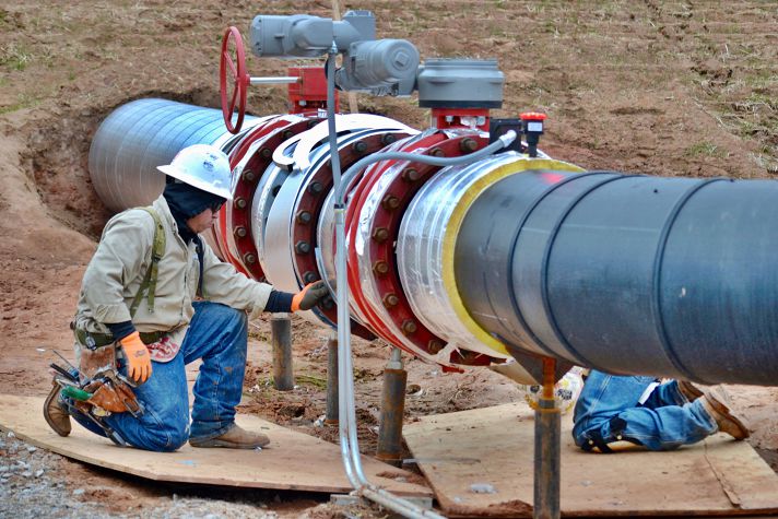 Stellar heat tracing installed on process piping at a plant site for freeze protection — documented project 3
