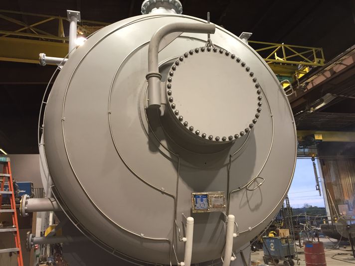 Stellar heat tracing installed on process piping at a plant site for steam tracing — documented project 1