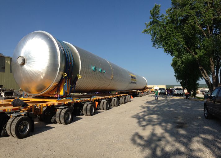 Stellar insulation installed on process equipment at a plant site for condensation control — documented project 3