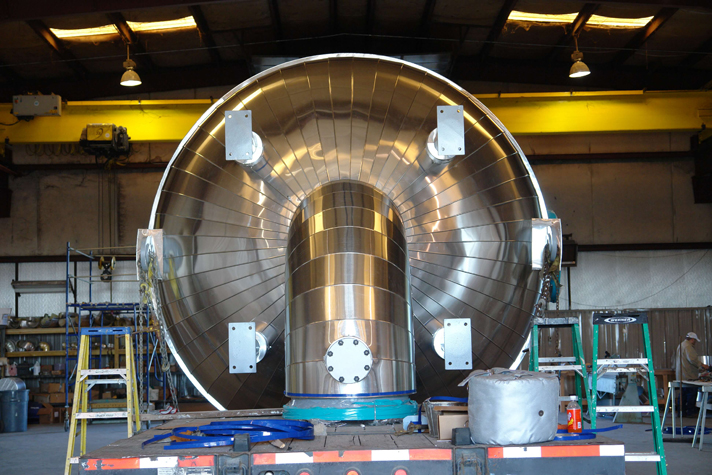 Stellar insulation installed on process equipment at a plant site for condensation control — documented project 7