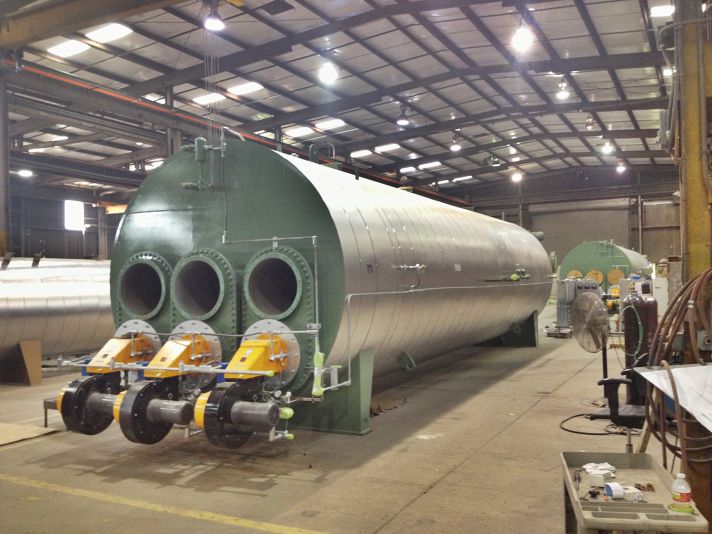 Stellar insulation installed on process equipment at a plant site for condensation control — documented project 9
