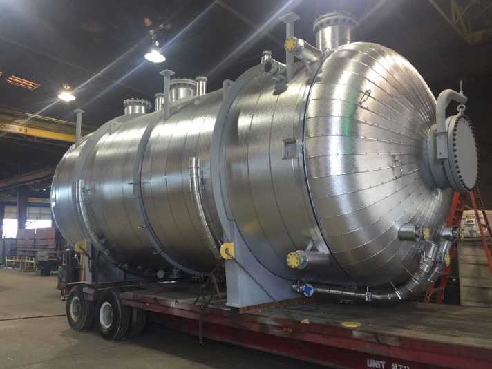Stellar insulation installed on process equipment at a plant site for freeze protection — documented project 3