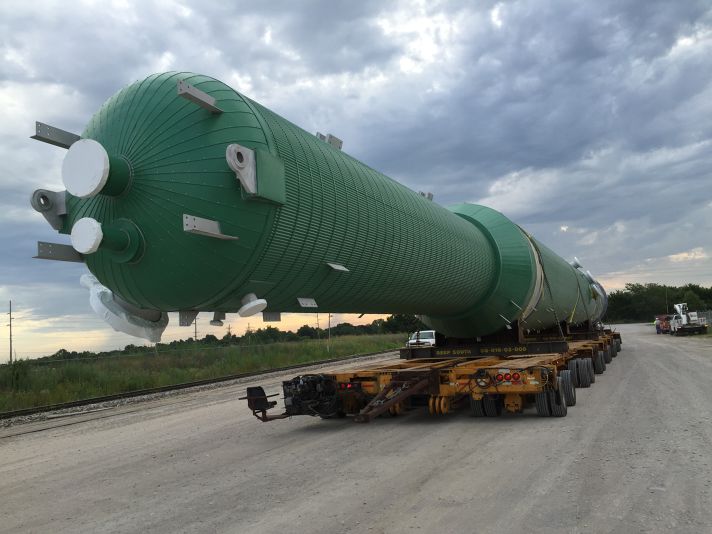 Stellar insulation installed on process equipment at a plant site for heat conservation — documented project 4