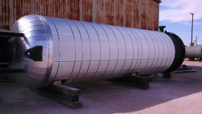 Stellar insulation installed on process equipment at a plant site for heat conservation — documented project 6