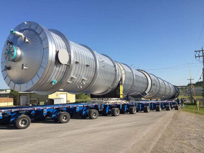 Stellar insulation installed on process equipment at a plant site for heat conservation — documented project 8