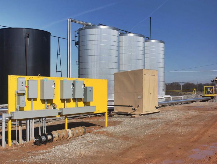 Stellar insulation installed on process equipment at a plant site for heat conservation — documented project 12