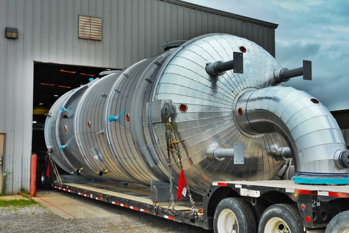 Stellar insulation installed on process equipment at a plant site for heat conservation — documented project 14