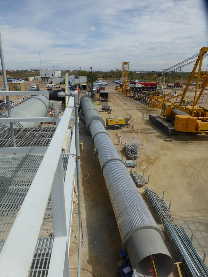Stellar insulation installed on process equipment at a plant site for personnel protection — documented project 4