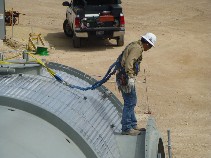 Stellar insulation installed on process equipment at a plant site for personnel protection — documented project 5
