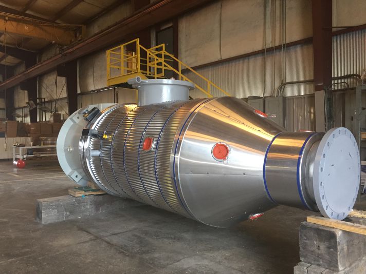 Stellar insulation installed on process equipment at a plant site for process temperature control — documented project 2