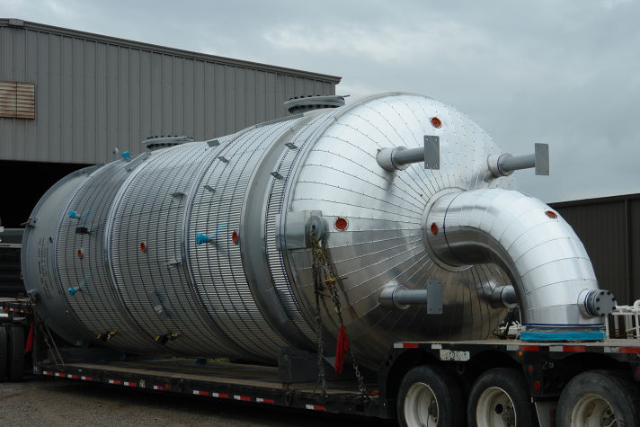 Stellar insulation installed on process equipment at a plant site for process temperature control — documented project 3