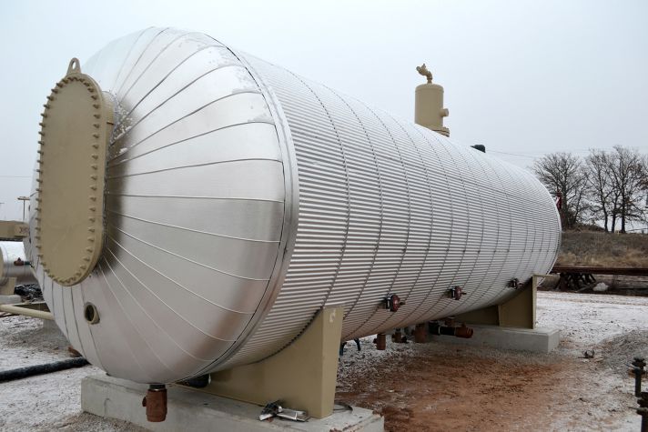 Stellar insulation installed on process equipment at a plant site for process temperature control — documented project 4