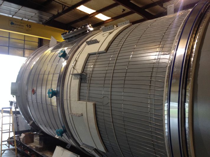 Stellar insulation installed on process equipment at a plant site for process temperature control — documented project 6