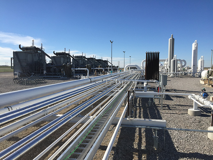 Stellar insulation installed on process equipment at a plant site for process temperature control — documented project 7