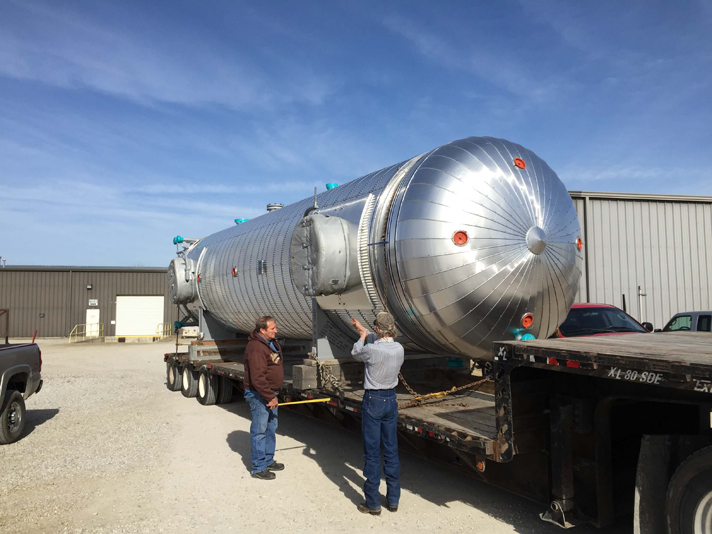 Stellar insulation installed on process equipment at a plant site for process temperature control — documented project 8