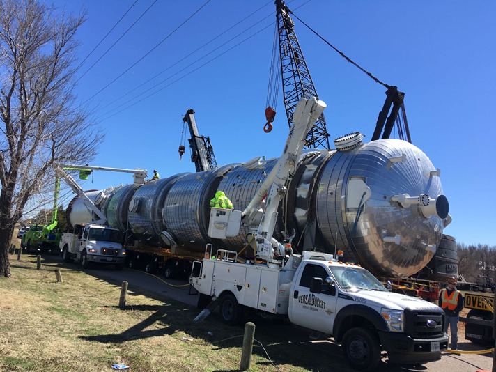 Stellar insulation installed on process equipment at a plant site for process temperature control — documented project 10