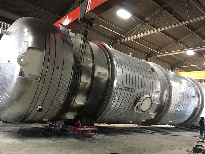 Stellar insulation installed on process equipment at a plant site for process temperature control — documented project 12