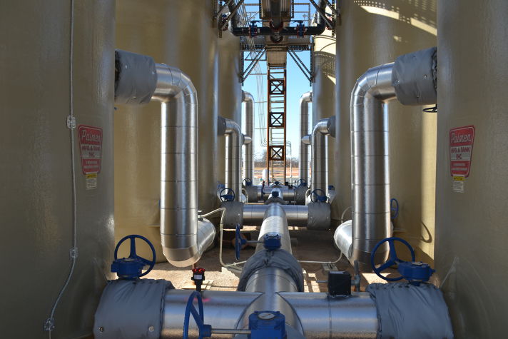 Stellar insulation installed on process equipment at a plant site for process — documented project 4