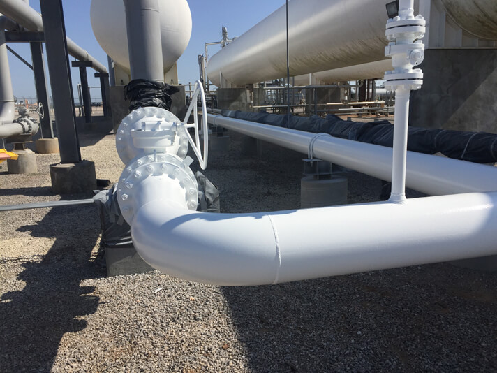 Stellar industrial painting applied to plant equipment and structures — documented project 8