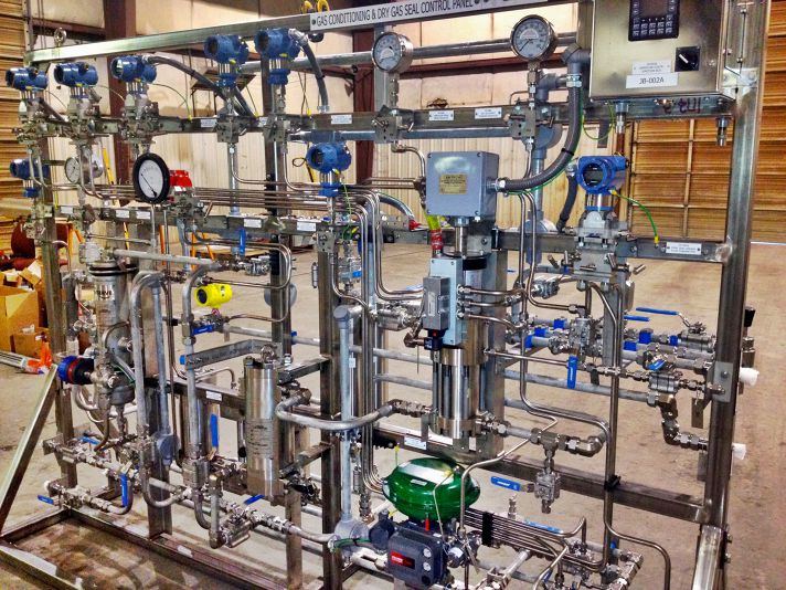 Stellar process tubing installed at a plant site — documented project 2