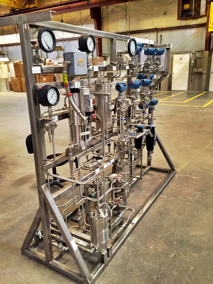 Stellar process tubing installed at a plant site — documented project 4
