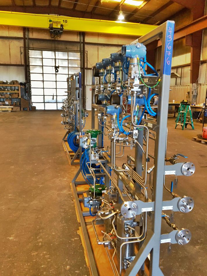 Stellar process tubing installed at a plant site — documented project 6