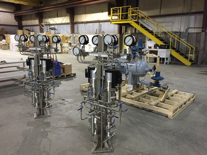 Stellar process tubing installed at a plant site — documented project 7