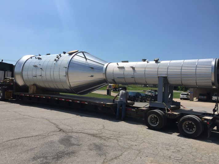 Stellar weather protection installed over insulated equipment at a plant site — documented project 2