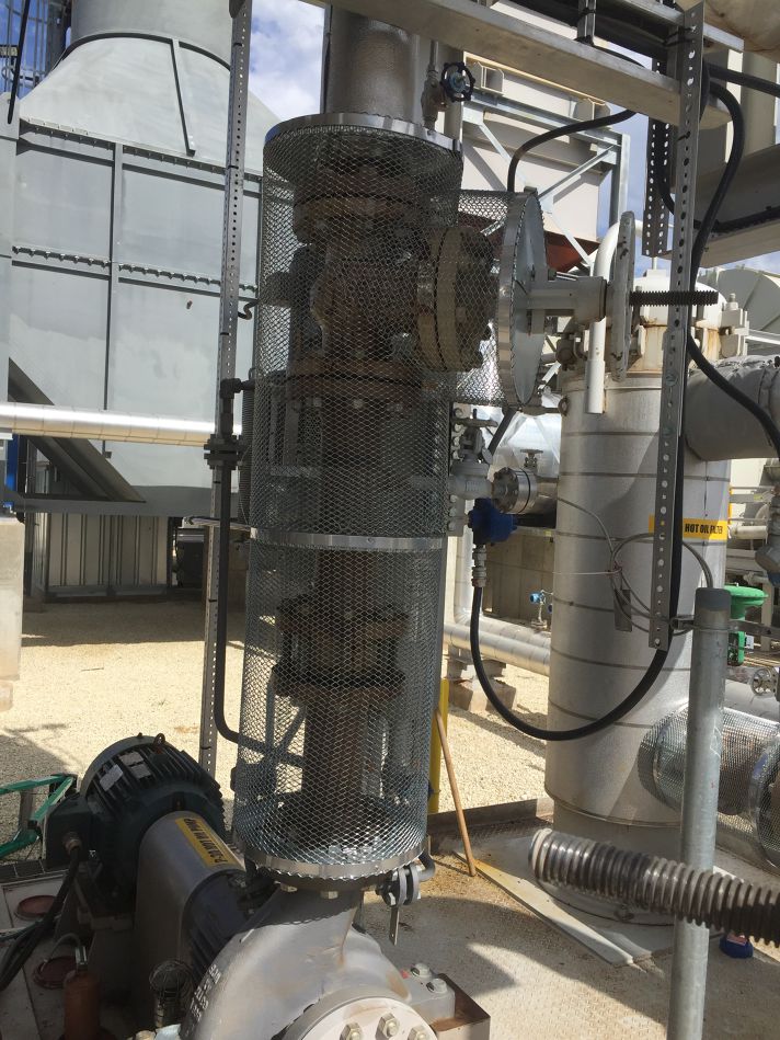 Stellar removable insulation covers fitted to valves and fittings at a plant site for expanded metal — documented project 4