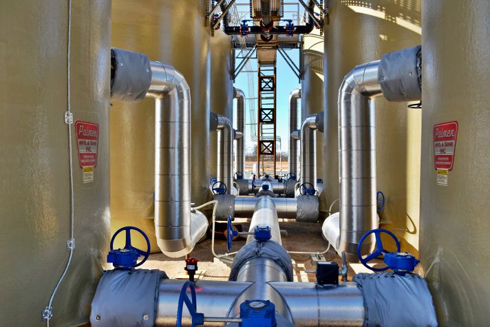 Stellar removable insulation covers fitted to valves and fittings at a plant site for freeze protection — documented project 3