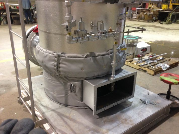 Stellar removable insulation covers fitted to valves and fittings at a plant site for personnel protection — documented project 2