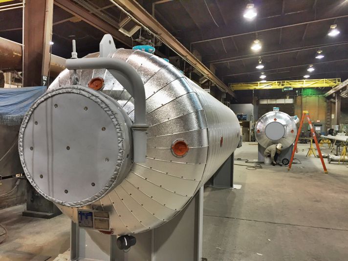 Stellar removable insulation covers fitted to valves and fittings at a plant site for process control — documented project 1