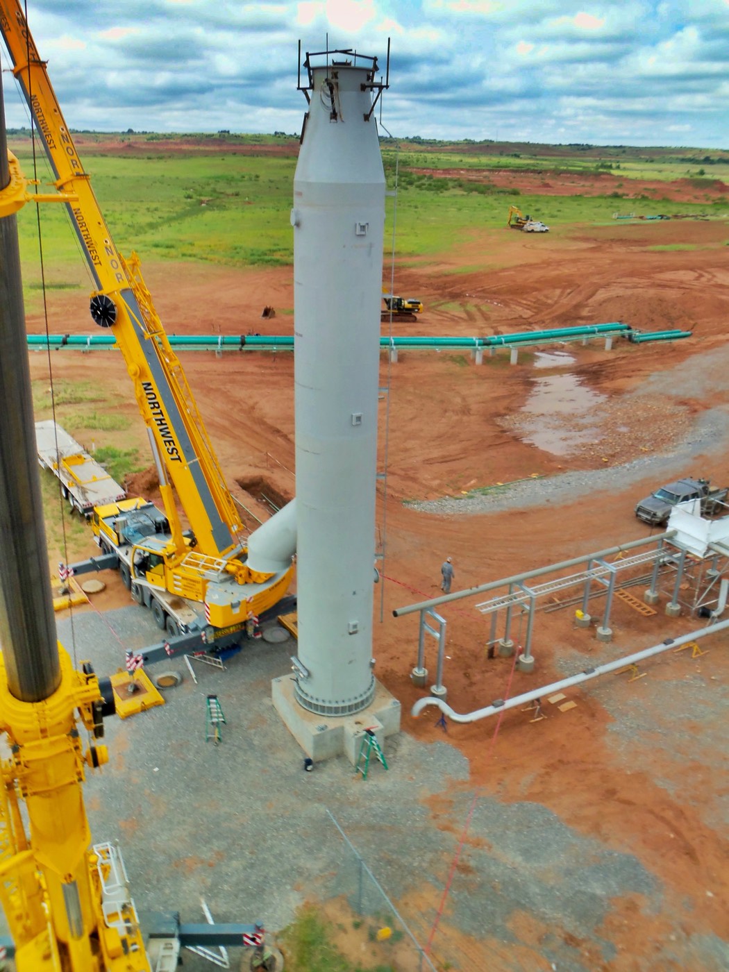 Equipment Installation work by Stellar crews