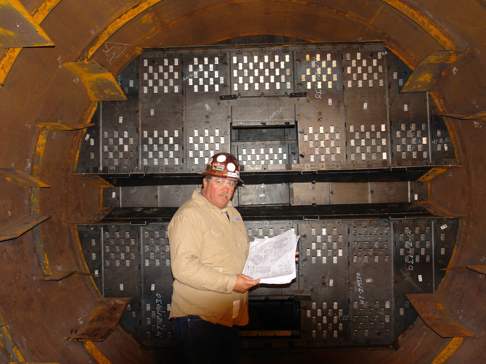 Internal Tray Installation work by Stellar crews